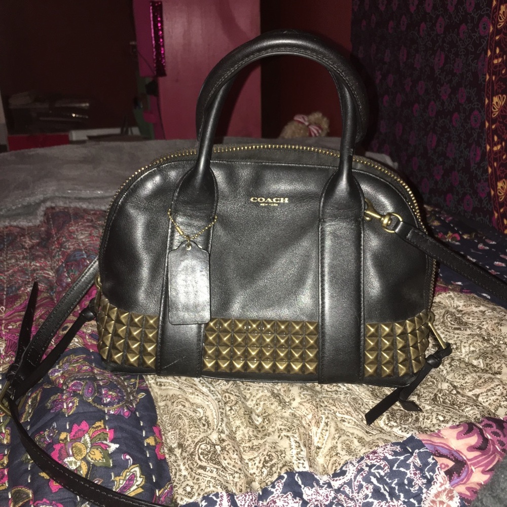 Small Bleecher satchel coach purse